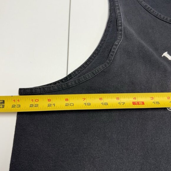 Laughlin Nevada Biker T Shirt Mens XL 23x29.5 Black Sleeveless Skull - Picture 10 of 11